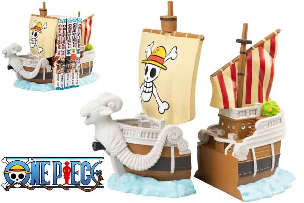 One Piece Going Merry Bookends Ferma Libri