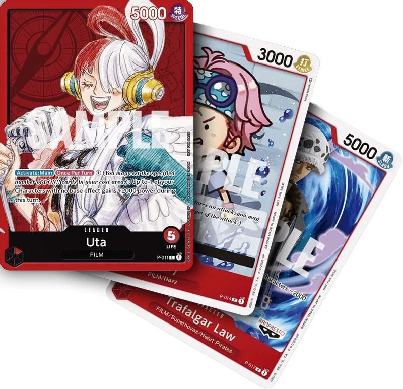 One Piece Card Game 1st Promotion Pack Film Red UTA (JAP)