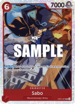 One Piece The Card Game Sabo OP05-007 SR (JAP)
