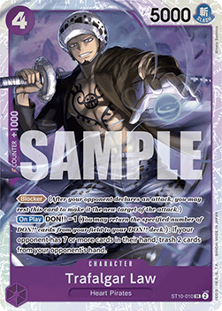One Piece The Card Game Trafalgar Law ST10-010 SR (JAP)