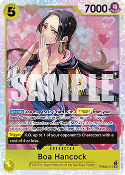 One Piece The Card Game Boa Hancock PRB02-017 SR (JAP)