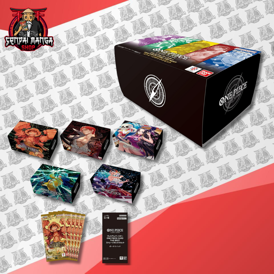 One Piece TCG Box Bandai One Piece Card Game THE BEST Storage Box Set PRB-01 - Japanese TCG, USPS Shipped One Piece Storage Box One Piece TCG Box Bandai One Piece Card Game THE BEST Storage Box Set PRB-01 - Japanese TCG, USPS Shipped One Piece Storage Box