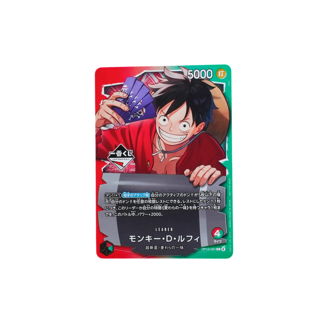 Ichiban Kuji One Piece 2026 - Monkey D. Luffy L - Promotion Card