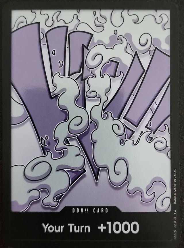 One Piece Card Game Monkey D. Luffy Gear5 Promotional DON!! Card (ENG)