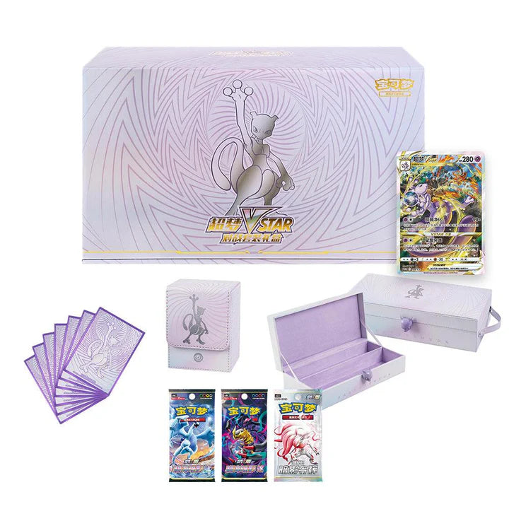 new booster box pokemon Pokémon Mewtwo V-Star Battle Set Gift Box [CHINA] – Senpai Manga Shop