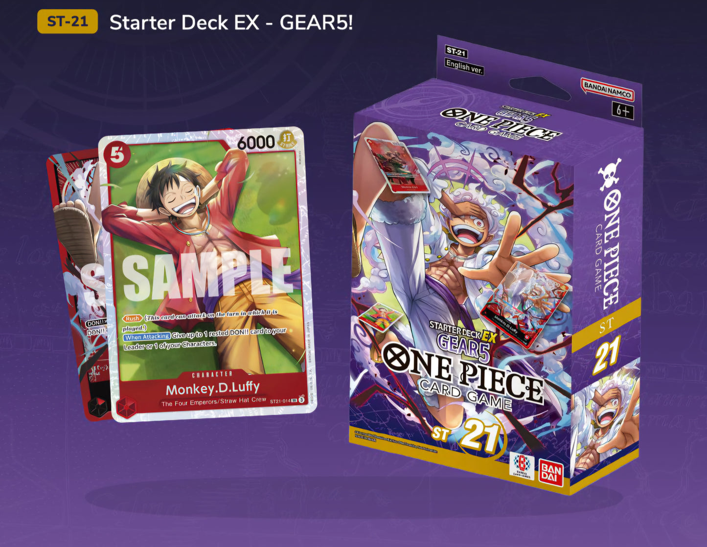 One Piece Card Game Ultra Deck EX Gear 5 ST21 (ENG)