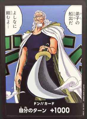 one piece card game rayleigh manga One Piece The Card Game Silvers Rayleigh DON!! (JAP) – Senpai Manga Shop