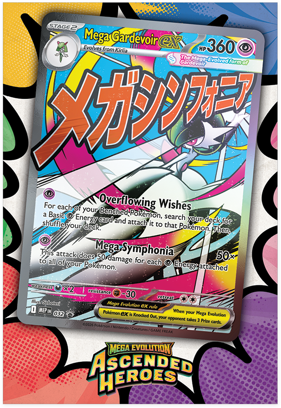 Pokémon TCG: Mega Evolution Ascended Heroes - Premium Poster Collection - Mega Gardevoir Ex [ENG][PREORDER]