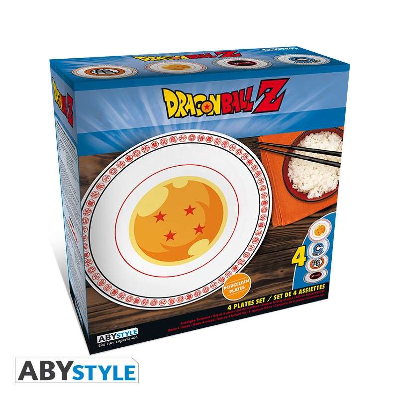 Dragon Ball - Set di 4 Piatti - Japanese Style