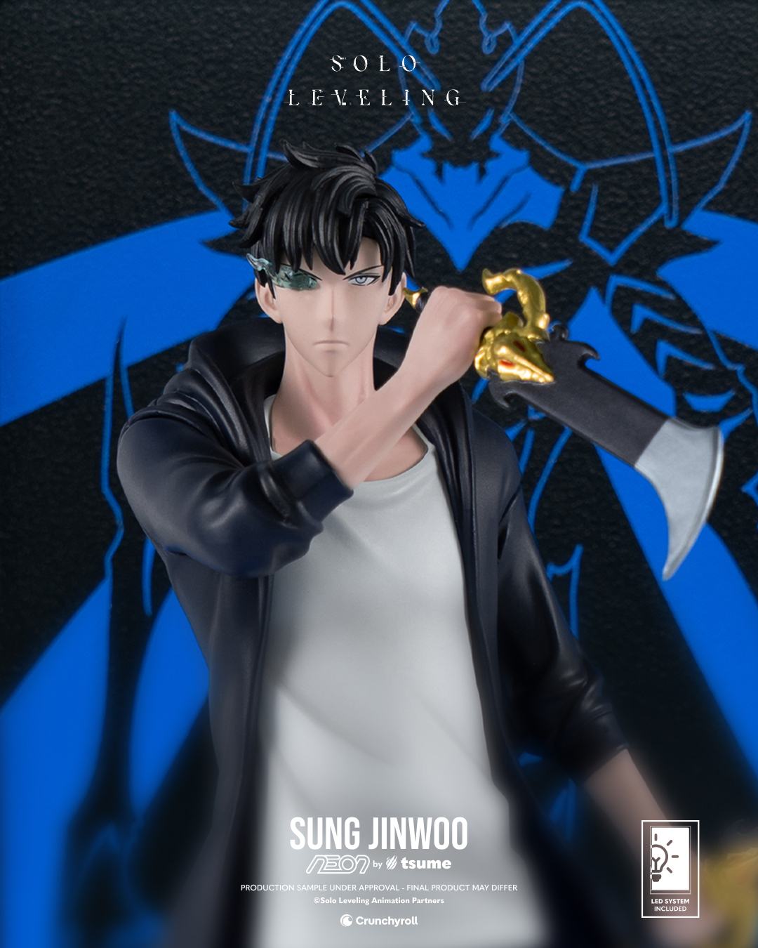 Solo Leveling Sung Jinwoo Neon Figure [PREORDER]