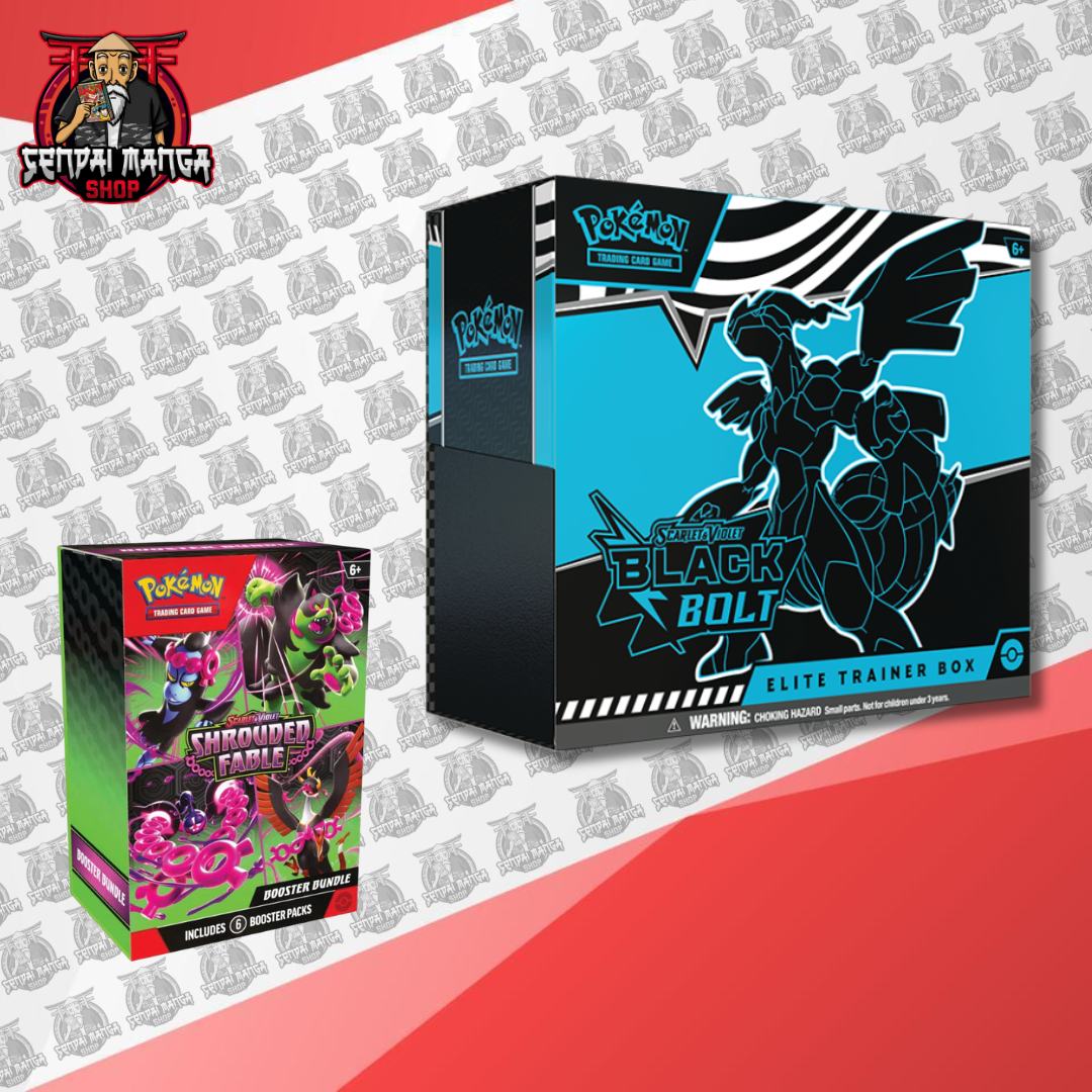 Pokemon Scarlet&Violet - Black Bolt Elite Trainer + Shrouded Fable Box 6 Buste [ENG][PREORDER]