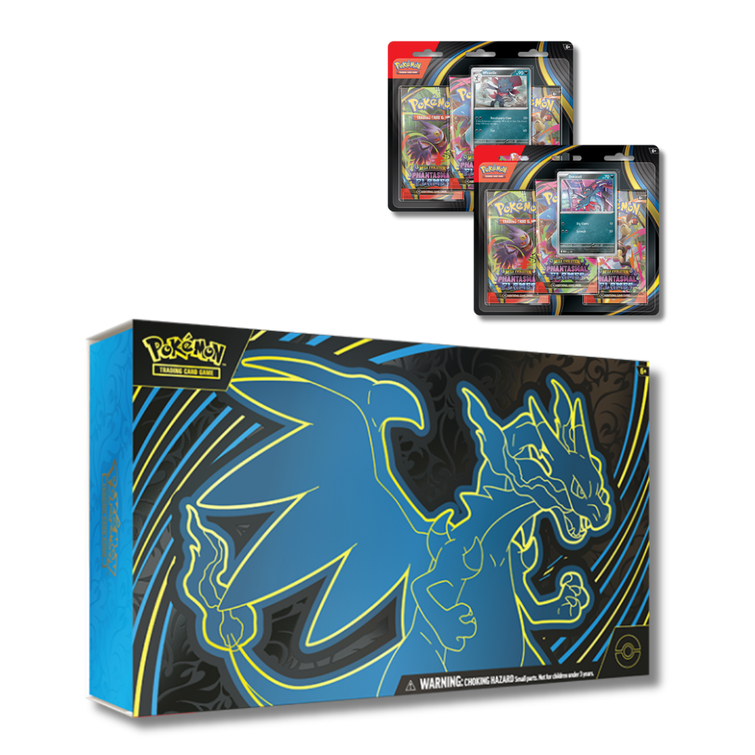 Pokémon TCG: Mega Charizard Ultra-Premium Collection + Premium Checklane CDU 3 PACKS [ENG][PREORDER]