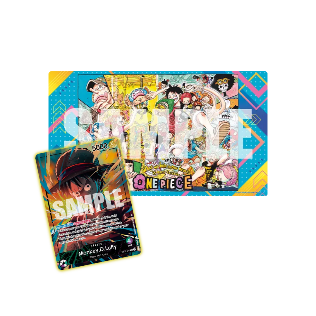 One Piece Card Game Official Playmat Limited Edition Vol.5 + Luffy Promo Card [ENG] [PREORDER]