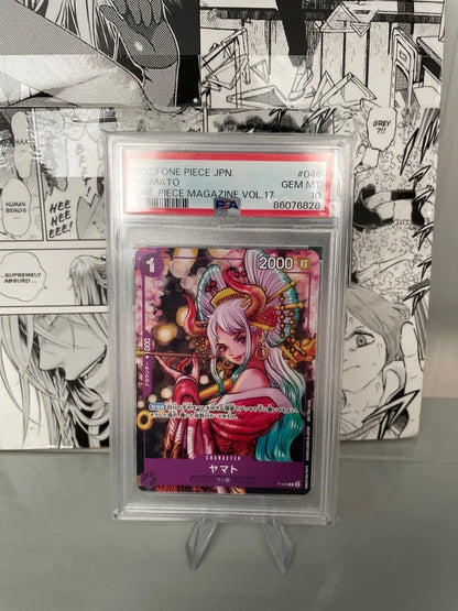 2023 ONE PIECE Yamato P-046 One Piece Magazine N. 17 PSA10 [JAP]