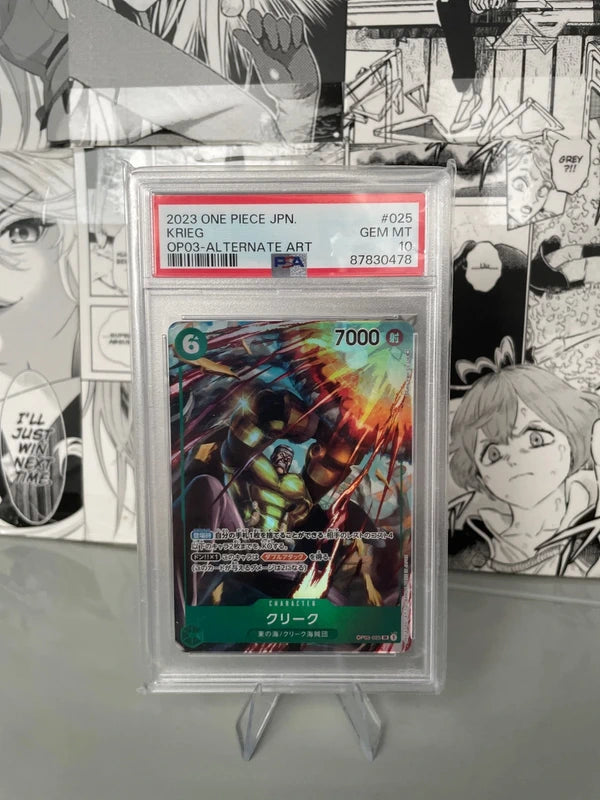 2023 ONE PIECE Krieg OP03-023 ALT ART PSA10 [JAP]