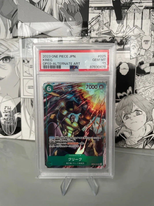2023 ONE PIECE Krieg OP03-023 ALT ART PSA10 [JAP]
