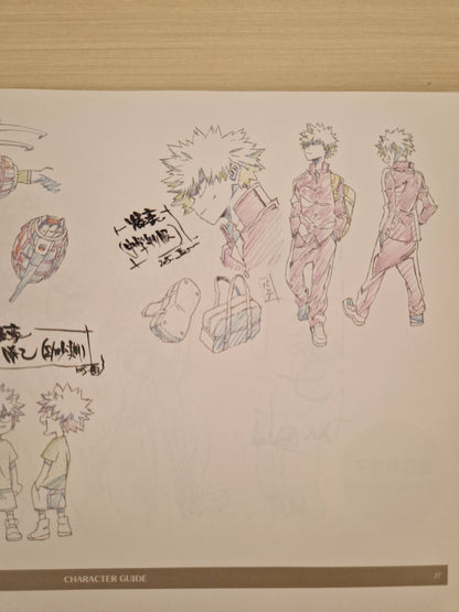 Character Model Sheet Book My Hero Academia [JAP]