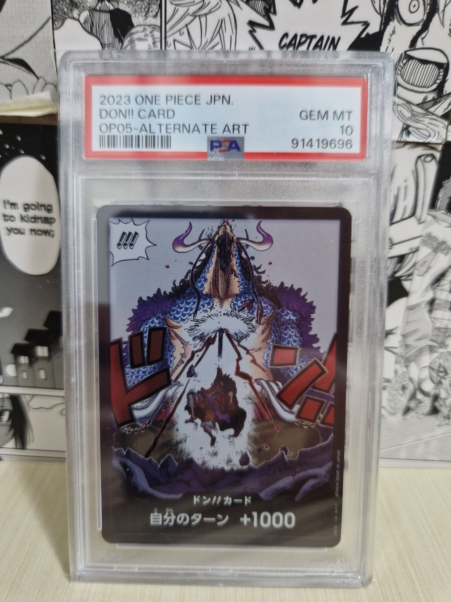 Don!! Card Alternate Art 2023 One Piece Awakening Of The New Era OP05 PSA 10 JAP