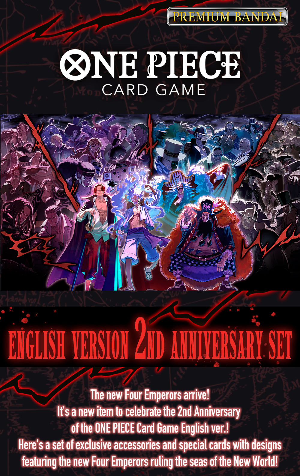 One Piece Card Game 2nd Anniversary Set Special Four Emperors [ENG ...