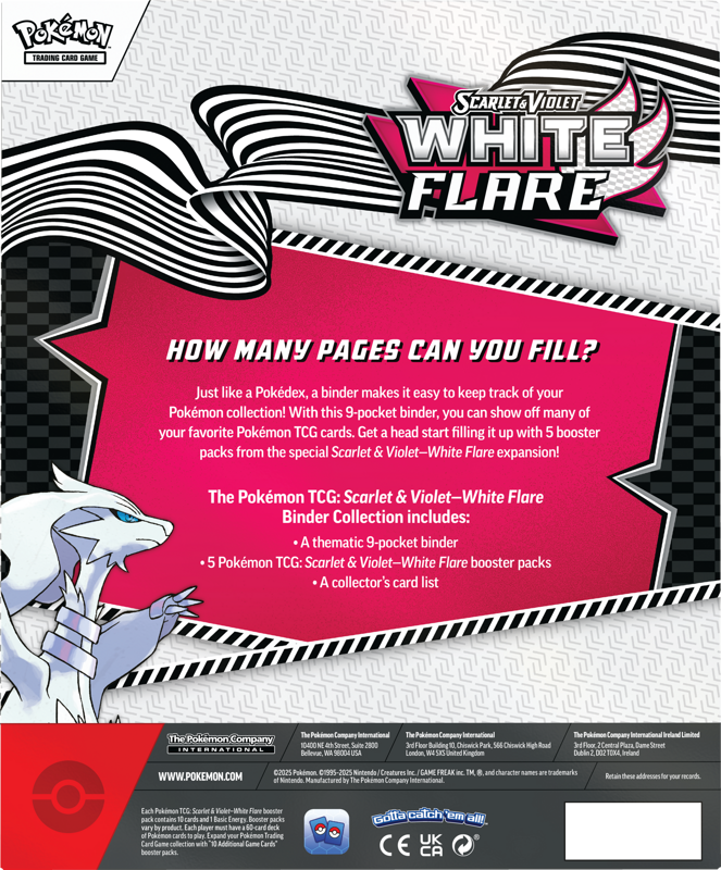 Pokemon Scarlet&Violet - White Flare Binder Collection [ENG]