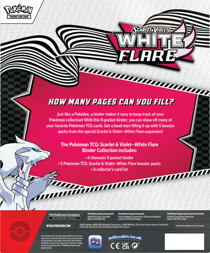 Pokemon Scarlet&Violet - White Flare Binder Collection [ENG]