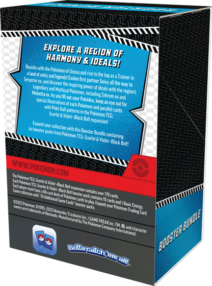 Pokemon Scarlet&Violet - Black Bolt Booster Bundle [ENG][PREORDER]