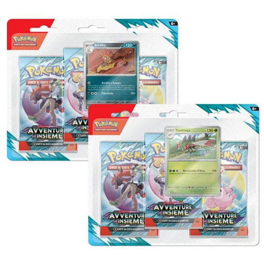 Pokemon Scarlatto&Violetto - Avventure Insieme Blister (3 packs) [ITA]