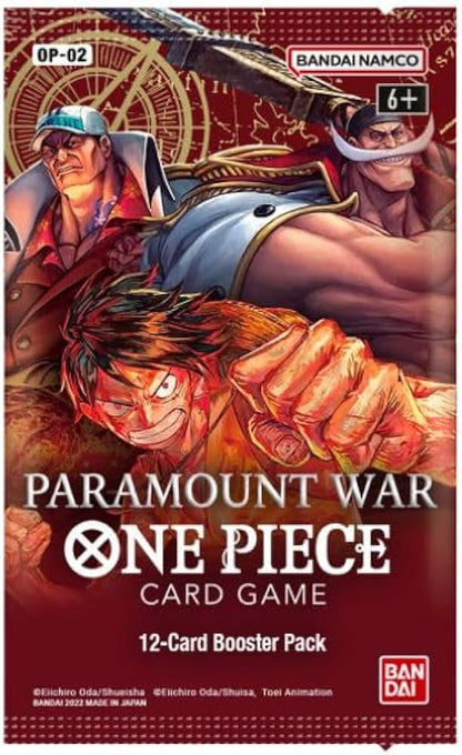 Case One Piece The Card Game OP-02 Booster Box "Paramount War" (JAP) [PREORDER]