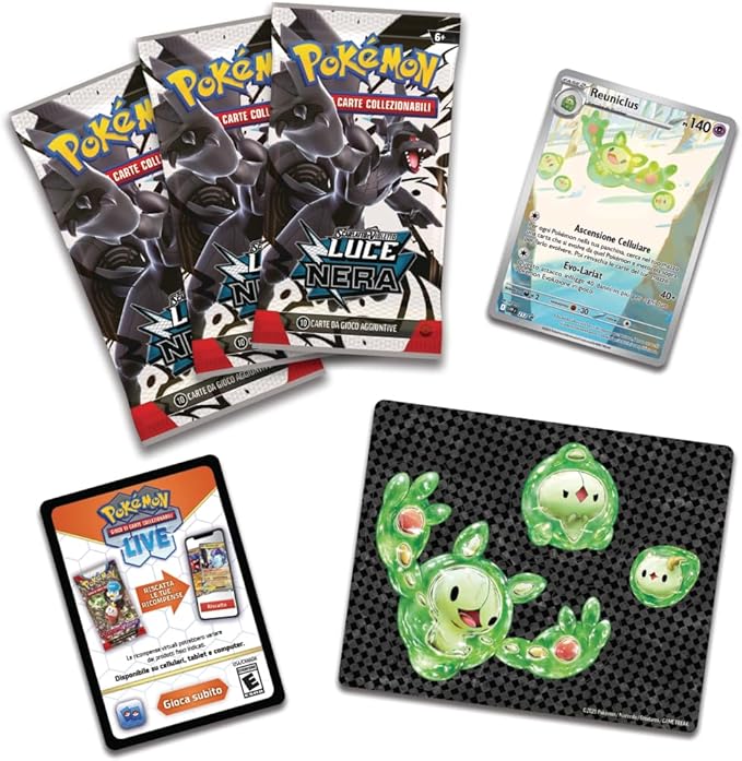 Pokemon Scarlatto & Violetto - Luce Nera - Collezione con Adesivi [ITA]