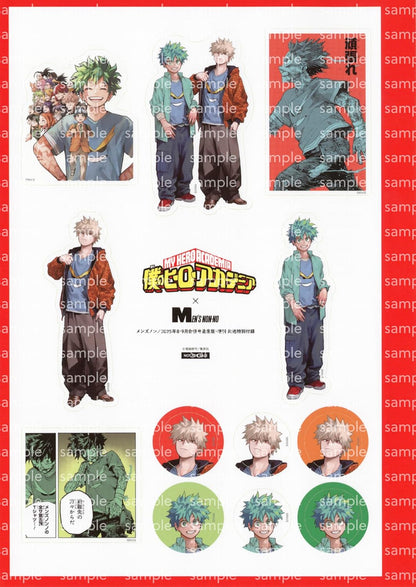 MEN'S NON-NO N. 8-9 Special Edition My Hero Academia Celebration + Acrilici [JAP]