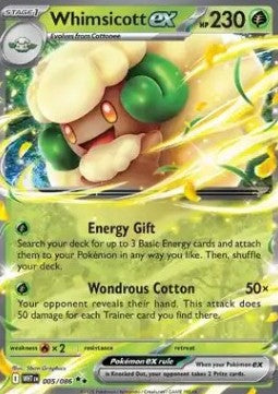 Pokémon Card Game Whimsicott ex 005/086 White Flare [JAP]