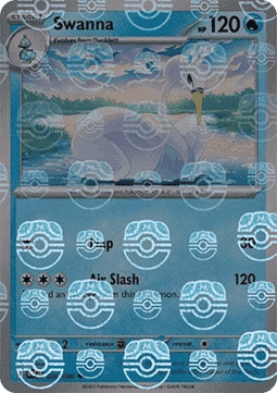 Pokémon Card Game Swanna 023/086 Reverse Holo Pokeball White Flare  [JAP]