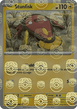 Pokémon Card Game Stunfisk 032/086 Reverse Holo Pokeball Black Bolt  [JAP]
