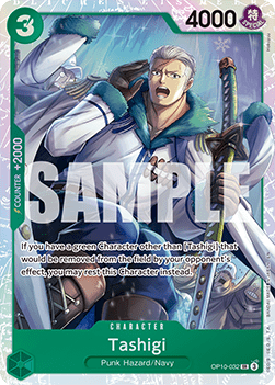 One Piece The Card Game OP-10 Tashigi OP10-032 V.1  SR (JAP)