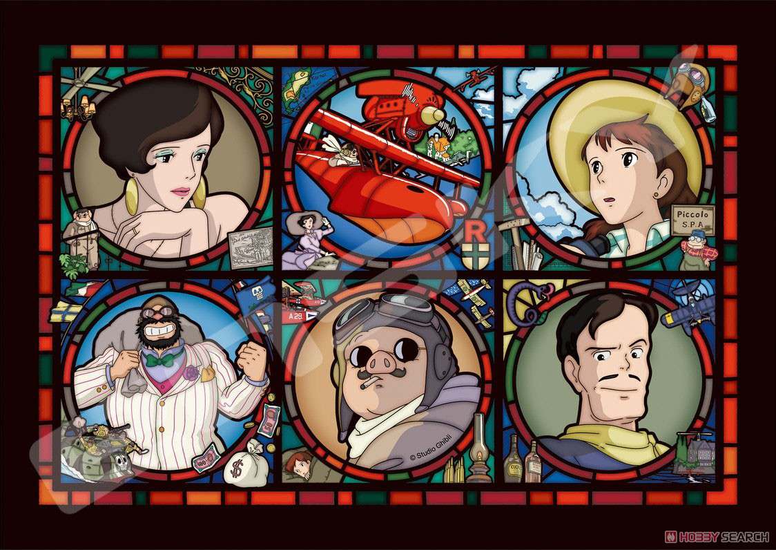 Porco Rosso - Stained Glass Puzzle [PREORDER]