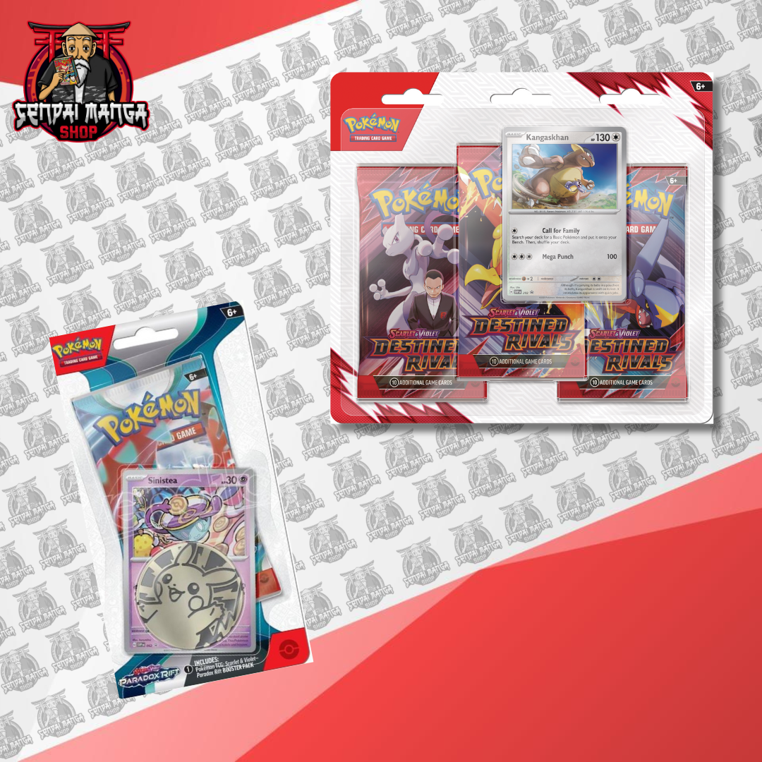 Pokemon Scarlatto&Violetto - Destined Rivals - Blister 1 Card e 3 Buste + Paradosso Temporale Blister 3 Card + 1 Busta [ENG]