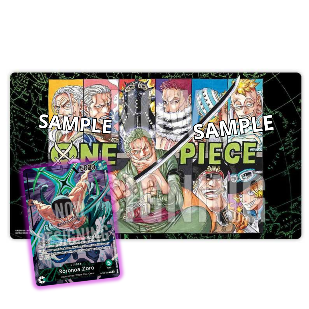 Playmat - Bandai Limited Edition - One Piece Card Game + Zoro Promo Card [ENG][PREORDER]