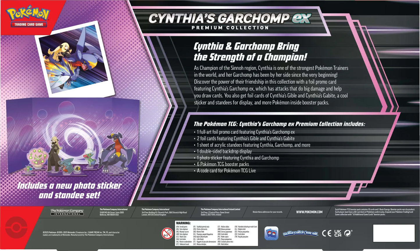 Pokemon Collezione Premium Garchomp Ex di Camilla [ITA]