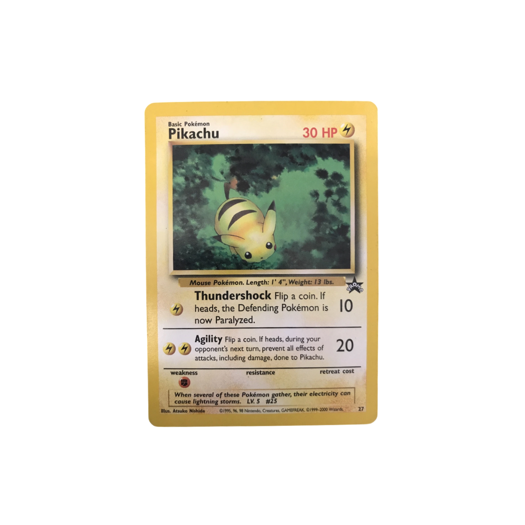 Pokèmon Card Game Pikatchu Old back No.025 LV.5/HP30 [JAP]