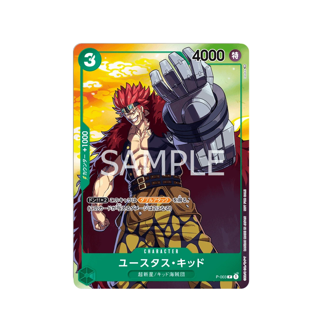 One Piece The Card Game P-003 Seven Eleven Eustass Kid (JAP)