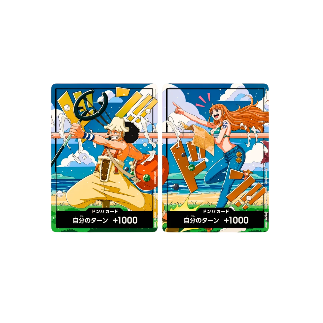 One Piece – World Unification Commemorative DON!! Card - Usopp & Nami Set (JAP)[PREORDER]