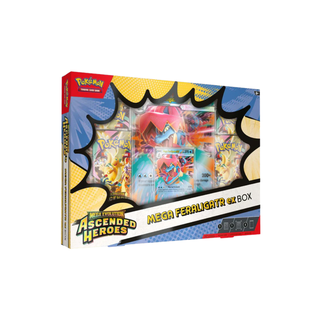 Pokemon TCG: Mega Evolution Ascended Heroes - Mega Feraligatr ex Box [ENG][PREORDER]