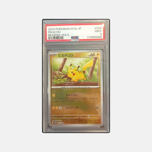 Pokémon Card Game Pikatchu sv2a 025/165 - 151 Reverse Holo Pokèball C PSA9 [JAP]