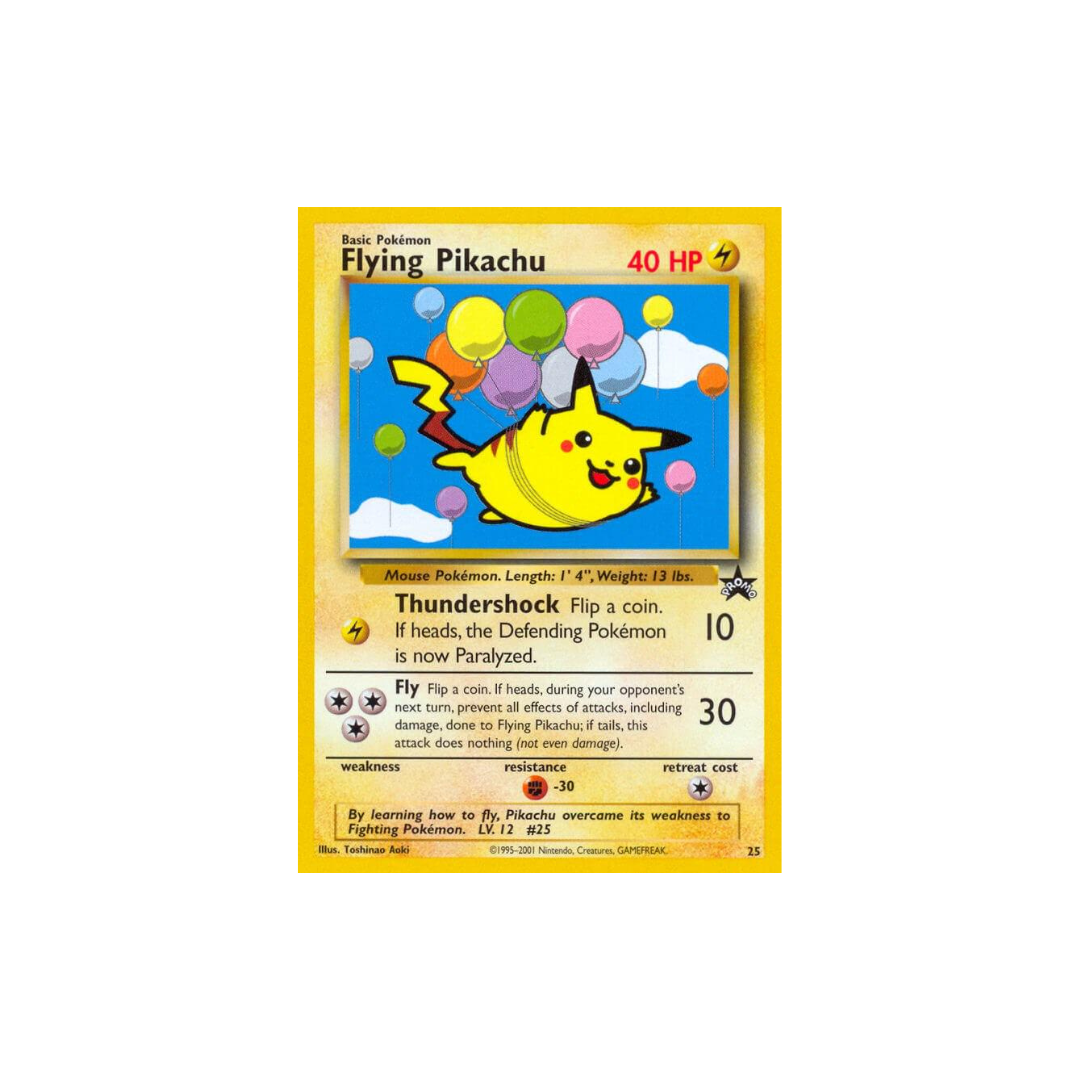 Pokèmon Card Game Pikatchu Old back No.025 LV.12/HP40 ANA Nippon Airways [JAP]
