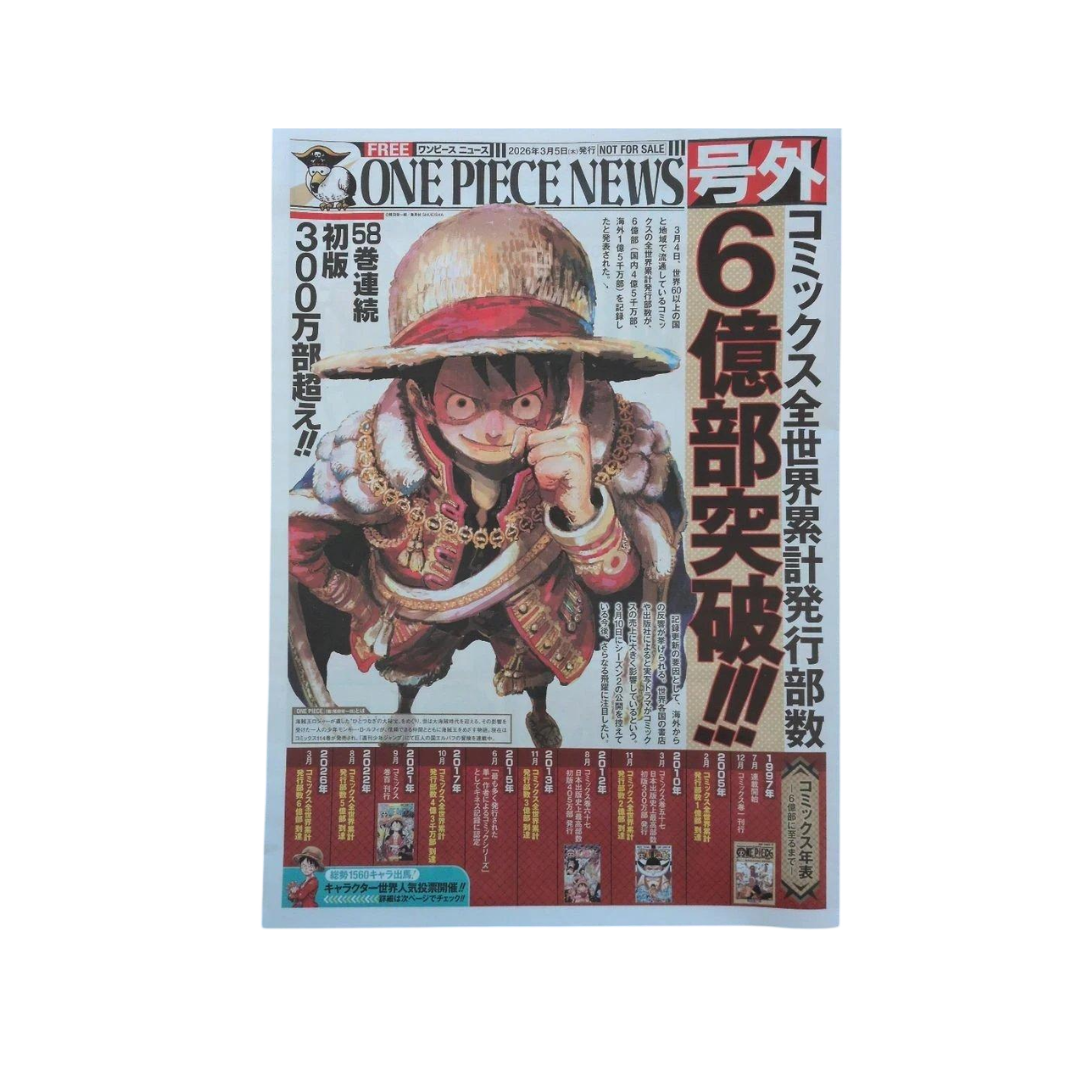 One Piece Paper News 2026 - Speciale 600 Milioni di Copie! [JAP]