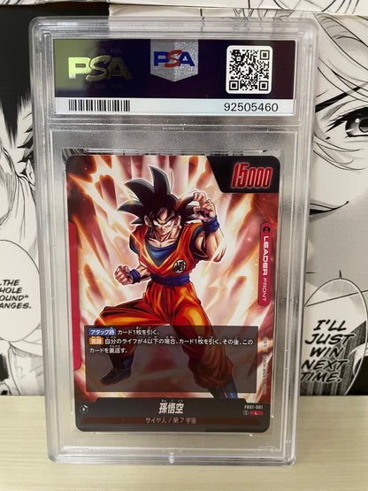 Dragon Ball Fusion World Son Goku FB01-001 L PSA10  [JAP][PREORDER]