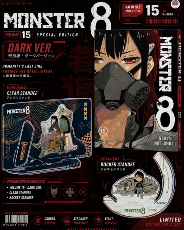 Variant cover Kaiju NO.8 N. 15 Dark Version - SPECIAL EDITION [VIETNAM] [PREORDER]