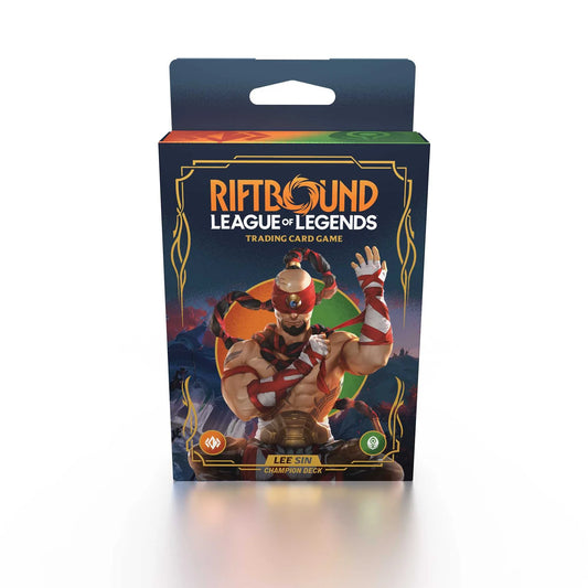 Riftbound: League of Legends Trading Card Game - Set 1 -Origins Champion Deck - Lee Sin Display [ENG] [PREORDER]