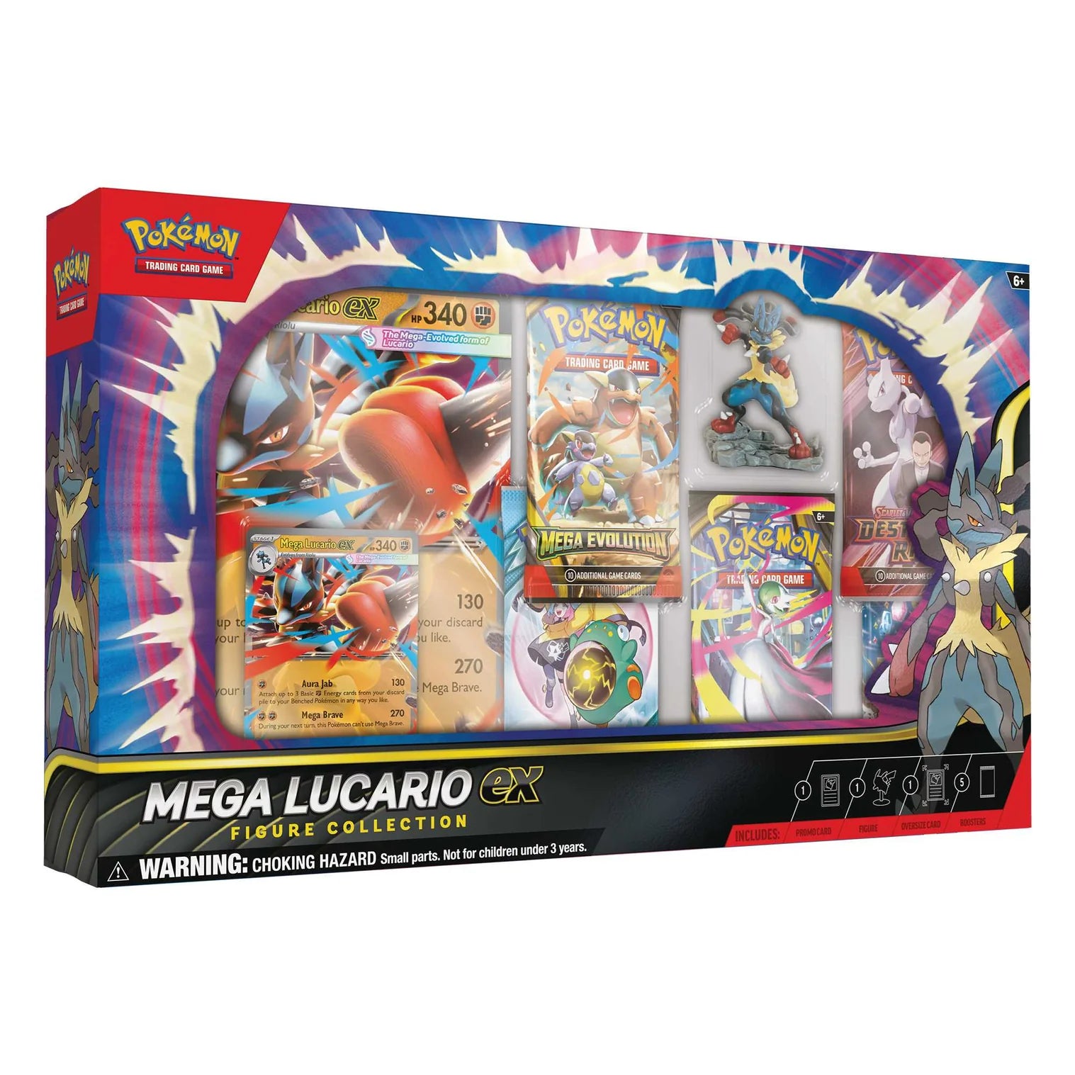 Pokemon TCG: Mega Lucario Ex Figure Collection [ENG]