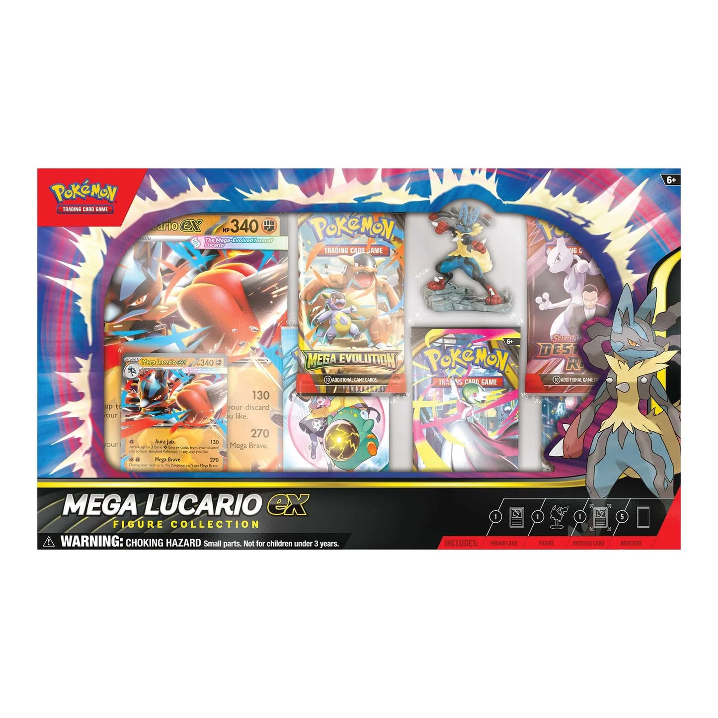 Pokemon TCG: Mega Lucario Ex Figure Collection [ENG]